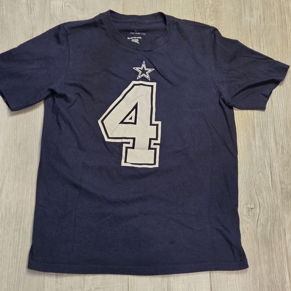 Nike Dak Prescott Dalkas Cowboys Tshirt Boys Xl